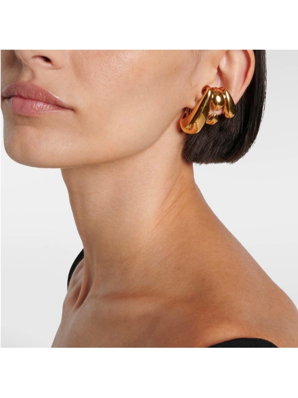 Givenchy Feline Golden Ear Cuff Earrings - Picture 5 of 9